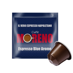 Caffè Moreno - Aroma Blu - Box 100 Capsule Compatibili Nespresso Da 5.2g