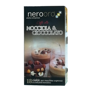 Nerooro Caffè Nocciola & Cioccolato  Nocchokkino - Box 18 Cialde Ese44
