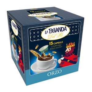 La Bevanda Del Rè Orzo  - Box 15 Capsule Compatibili Dolce Gusto Da 2.5g