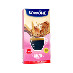 Caffè Borbone Orzo 100%  - 10 Capsule Compatibili Nespresso Da 3g