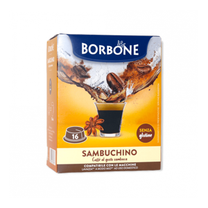 Caffè Borbone Caffè Alla Sambuca  Sambuchino - 16 Capsule Compatibili A Modo Mio Da 5g