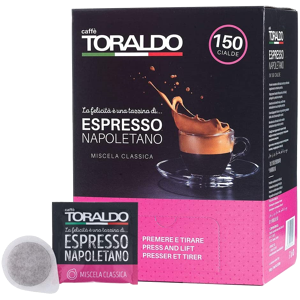 Caffè Toraldo - Miscela Classica - Box 150 Cialde Ese44 Da 7.2g