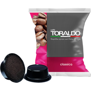 Caffè Toraldo - Classica - Box 100 Capsule Compatibili A Modo Mio Da 7g