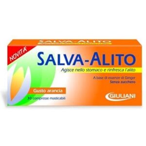 Giuliani Linea Digestione Sana Salva-Alito 30 Compresse Rinfrescanti Arancia