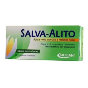 Giuliani Linea Digestione Sana Salva-Alito 30 Compresse Rinfrescanti Menta Forte