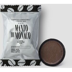 Manto di Monaco 100 Capsule compatibili Lavazza A Modo Mio CREMOSO (Bianca)