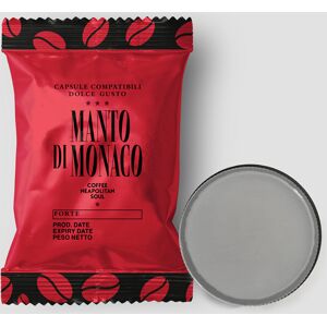 Manto di Monaco 100 Capsule compatibili Nescafè Dolce Gusto FORTE (Rossa)