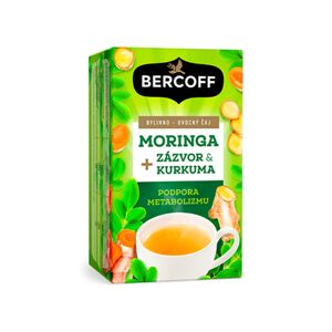 Bercoff Klember Metabolismo – tè alle erbe con moringa e zenzero, 16 x 1,5 g