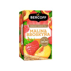 Bercoff Klember Tè alla frutta – lampone, pesca e selenio, 16 x 2 g