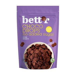 Smart Organic BIO gocce di cioccolato – con eritritolo, 200 g