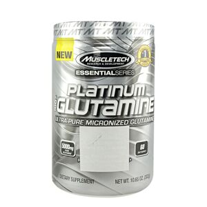 MUSCLETECH Platinum 100% Glutamine Essential Series 302 Grammi