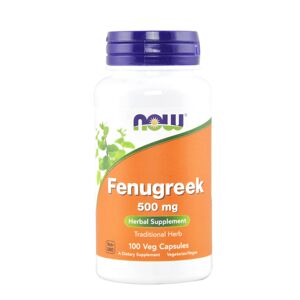 NOW FOODS Fenugreek 500mg 100 Capsule Vegetali