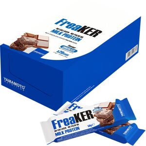 YAMAMOTO NUTRITION Freaker 20 Barrette Da 50 Grammi Cocco Con Copertura Di Cioccolato Al Latte