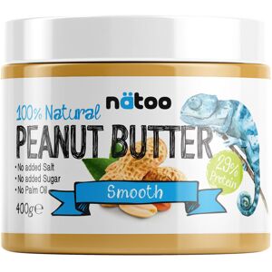 Natoo 100% Natural Peanut Butter Smooth 400 Grammi