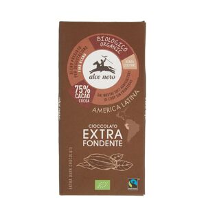 ALCE NERO Cioccolato Extra Fondente 100 Grammi