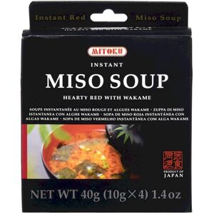 la finestra sul cielo mitoku - zuppa di miso istantanea alle alghe 4 bustine da 10 grammi