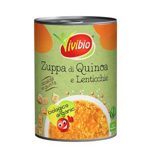 vivibio zuppa di quinoa e lenticchie 400 grammi