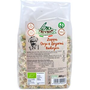 trevisan zuppa biologica di orzo e legumi 400 grammi