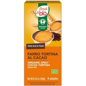 PROBIOS Break & Bio - Farro Tortina Al Cacao 4 Snack Da 45 Grammi