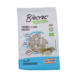 FIOR DI LOTO Biocroc - Triangoli Di Riso Biologici 40 Grammi