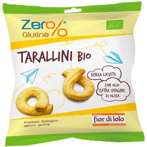 FIOR DI LOTO Zero% Glutine - Tarallini Bio 30 Grammi