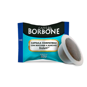Borbone 100 Capsule Bialetti Compatibili Caffè Blu