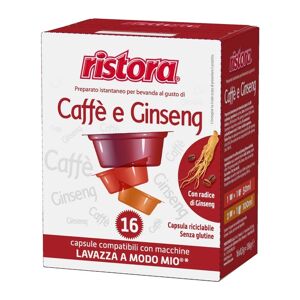 Ristora 16 Caffè Ginseng Capsule Compatibili Lavazza A Modo Mio