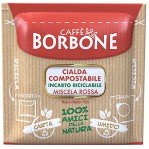 Borbone 50 Caffè Rossa Cialde ESE in Carta Filtro 44 mm