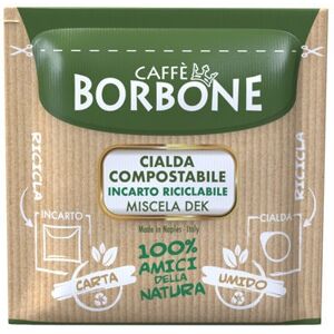 Borbone 50 Caffè Dek Cialde ESE in Carta Filtro 44 mm