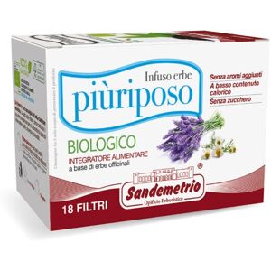 Sandemetrio 18 Filtri di Infuso Più Riposo BIO