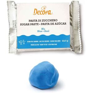 Pasta Di Zucchero Blu Per Copertura E Dettagli 250 G Decora