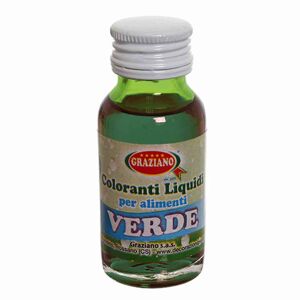 Graziano Colorante Liquido Concentrato Per Alimenti Verde 35 G