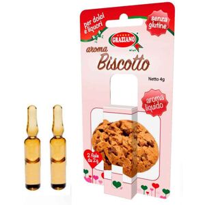 Graziano Aroma Liquido Per Dolci Gusto Biscotto 4g 2 Fialette