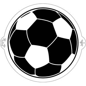 Stencil Per Torte Pallone Da Calcio Ø25 Cm Decora