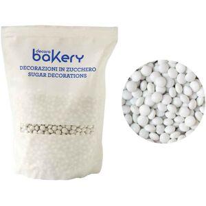 Mini Lenti Di Cioccolato Color Bianco Per Cake Design 1kg Bakery