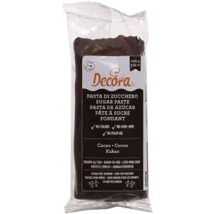 Pasta Di Zucchero Marrone Cacao Per Copertura 100 G Decora