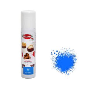 Graziano Colorante Spray Blu Perlato Per Alimenti 75ml