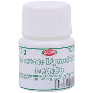 Graziano Colorante Liquido Liposolubile Bianco Per Alimenti 15 G