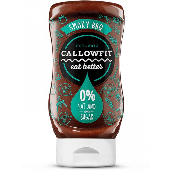 callowfit smoky bbq sauce 300 ml