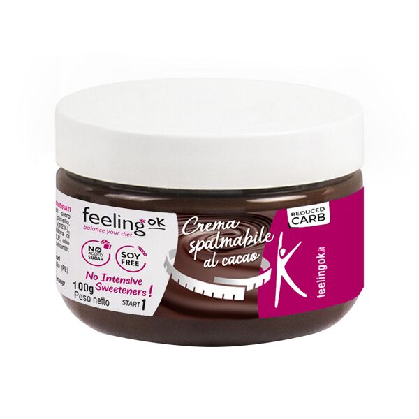 feeling ok start crema spalmabile al cacao 100 gr