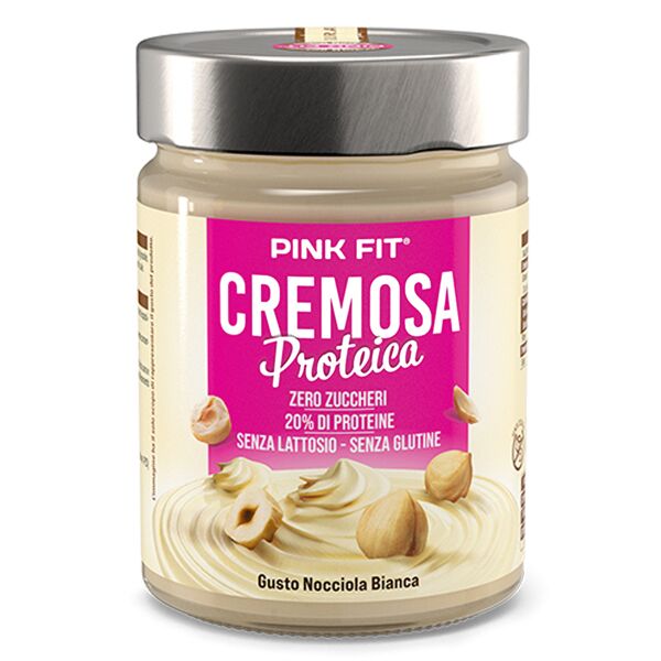 pink fit cremosa proteica nocciola bianca 300 gr