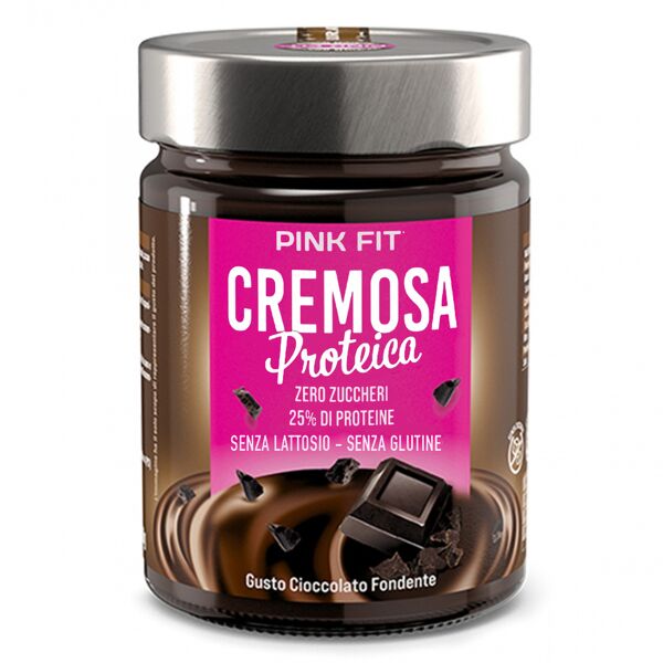 pink fit cremosa proteica cioccolato fondente 300 gr
