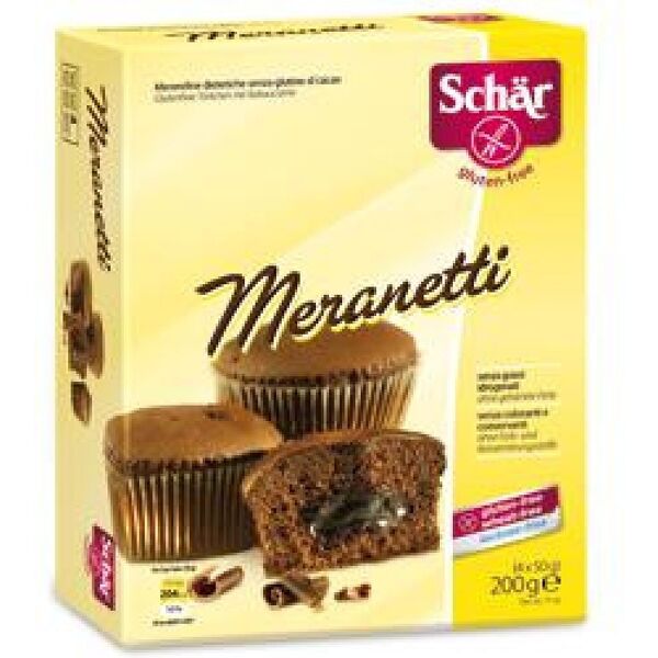 schar meranetti con crema gianduia 4 pezzi da 50 g