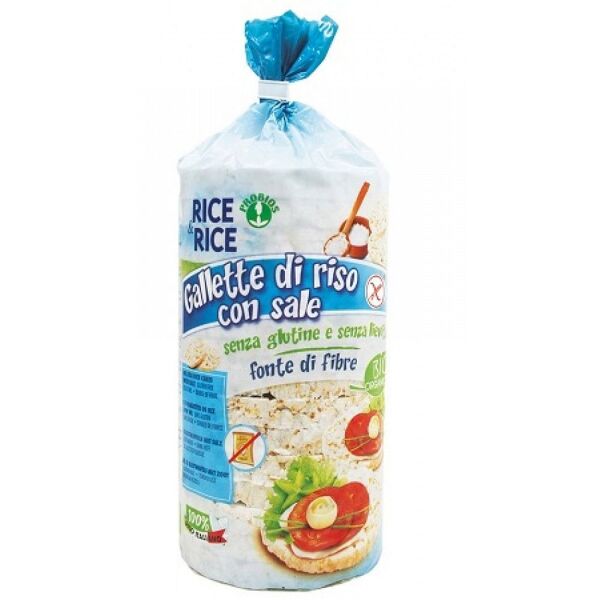 probios spa societa' benefit rice&rice gallette di riso con sale senza lievito 100 g