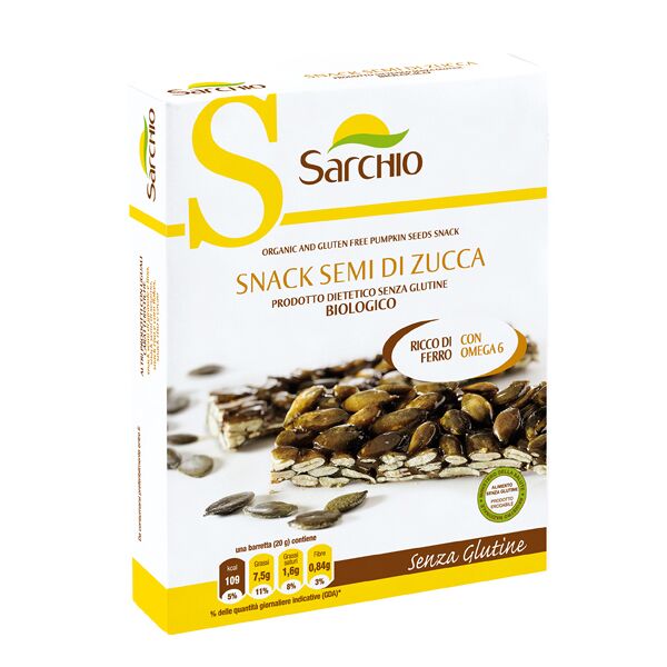 sarchio spa sarchio snack semi zucca 80g