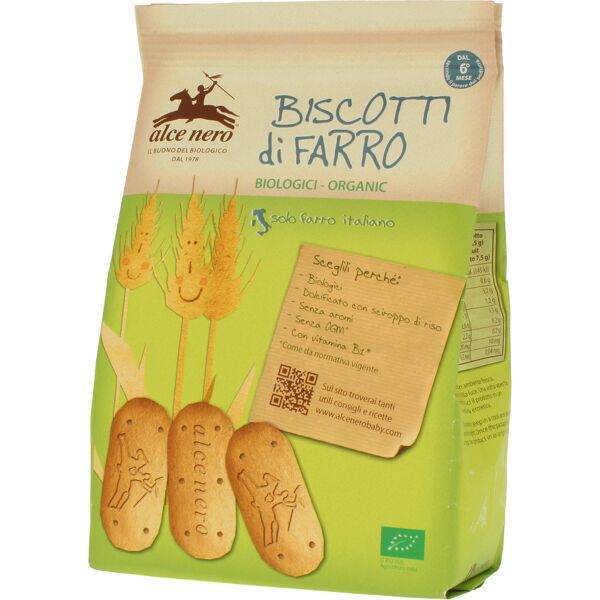 alce nero spa alce biscotti farro baby food bio