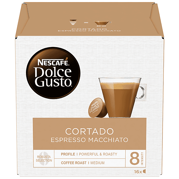 nescafe' dolce gusto - confezione da 16 capsule per preparare tazze ndg cortado