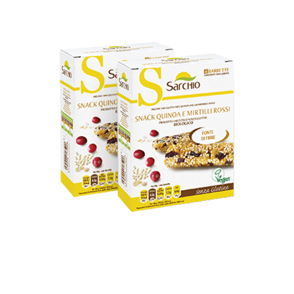 sarchio snack quinoa/mirtilli ro 80 g