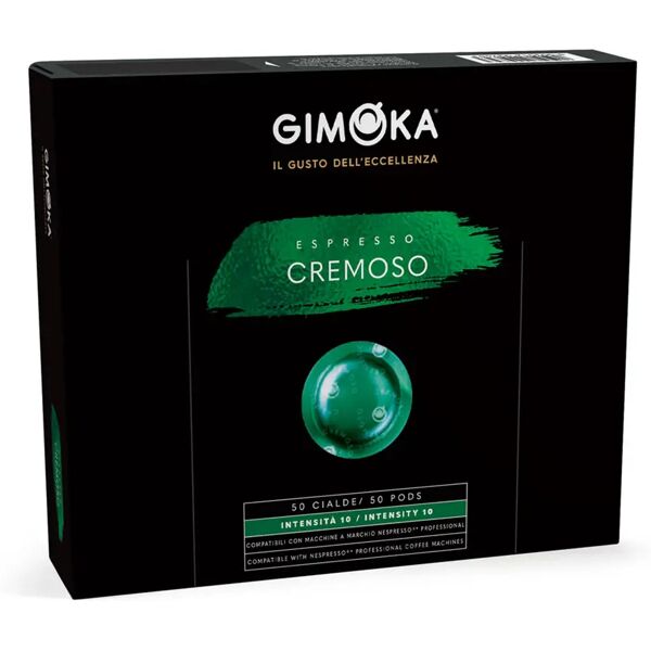 gimoka 50 capsule cremoso compatibili con sistema nespresso® professional