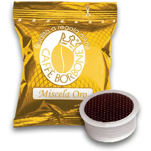 caffè borbone 100 capsule borbone miscela oro compatibili con sistema lavazza espresso point